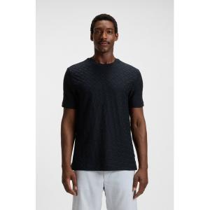 tシャツ モノグラムジャカード Tシャツ シルケットコットン メンズ