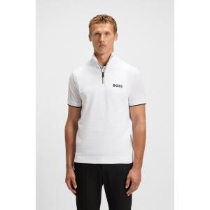 BOSS（HUGO BOSS） tシャツ はっ水セーター コットンブレンド ジップ