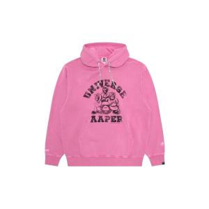 STUSSY◇ジップパーカー/M/コットン/ORN/プリント/使用感 : セカンド