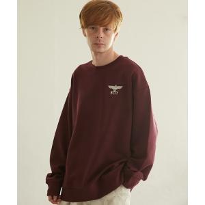 トレーナー スウェット 「BOY LONDON」BOYLDN HEAVY SWEAT WINE メンズ レディース