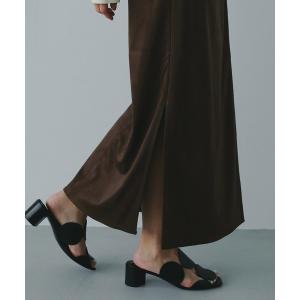 スカート スエードラップタイトスカート