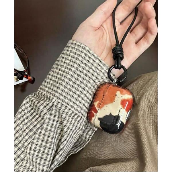 イヤホン ヘッドホン 「 ammy. / エイミードット 」 マーブル デザイン airpods ケ...