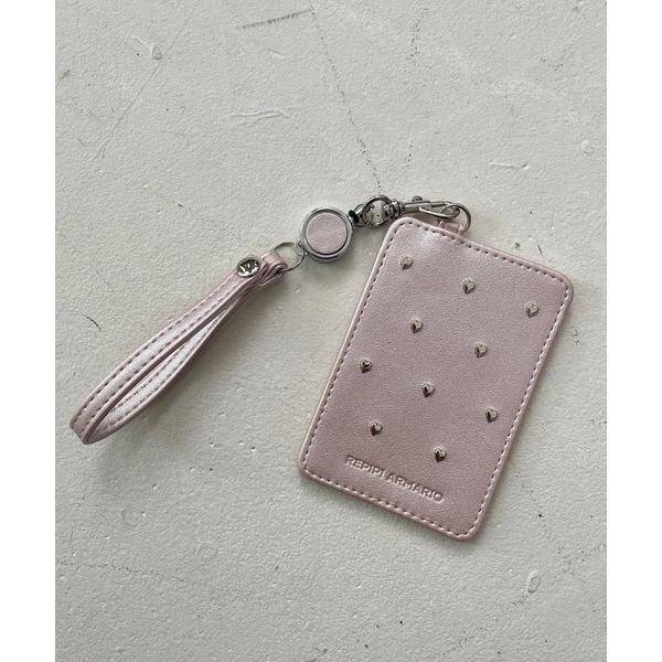 パスケース ハートスタッズパスケース