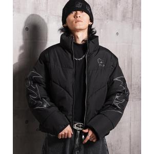 ダウンジャケット ダウン トライバル パフ ショートブルゾン / Tribal Puff Short Blouson メンズ レディース