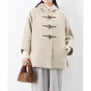 ダッフルコート コート LC/LLL ポンチョダッフルコート レディース