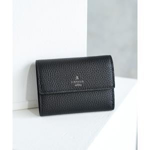 財布 「LANVIN en Bleu/ランバン オン ブルー」 モル 三つ折り財布 牛革 メンズ レディース