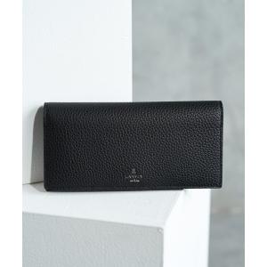 財布 「LANVIN en Bleu/ランバン オン ブルー」 モル ロングウォレット 長財布 牛革 メンズ レディース