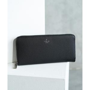 財布 「LANVIN en Bleu/ランバン オン ブルー」 モル ラウンドロングウォレット 長財布 牛革 メンズ レディース