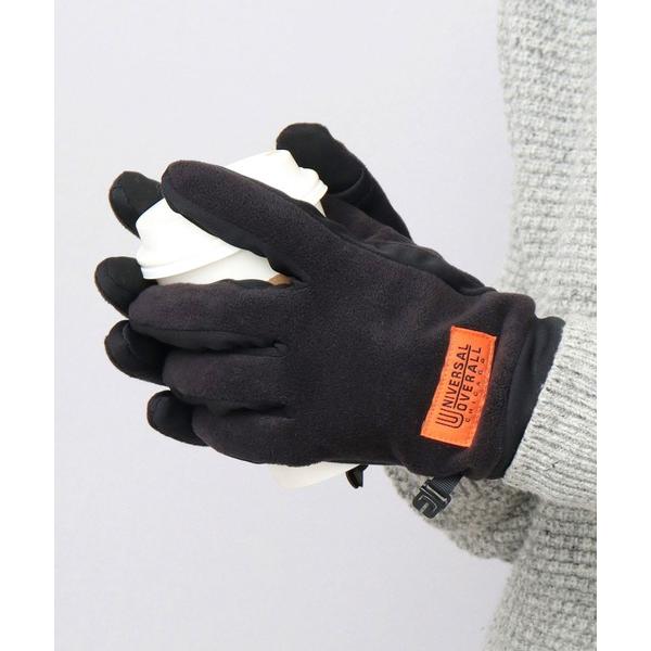 手袋 THERMOLITE（サーモライト） フリース 5本指 グローブ 手袋 静電式タッチパネル対応...