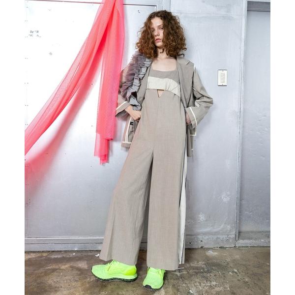 サロペット オーバーオール 「セットアップ着用可」ベアトップサロペット レディース