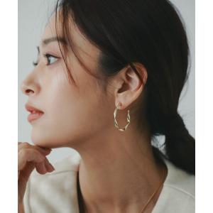 ピアス ツイストフープピアス レディース