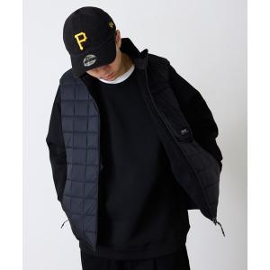 ダウンベスト ベスト TAION/タイオン マウンテン リバーシブル ハイネック ライトダウン×ソフトボア ベスト メンズ レディース