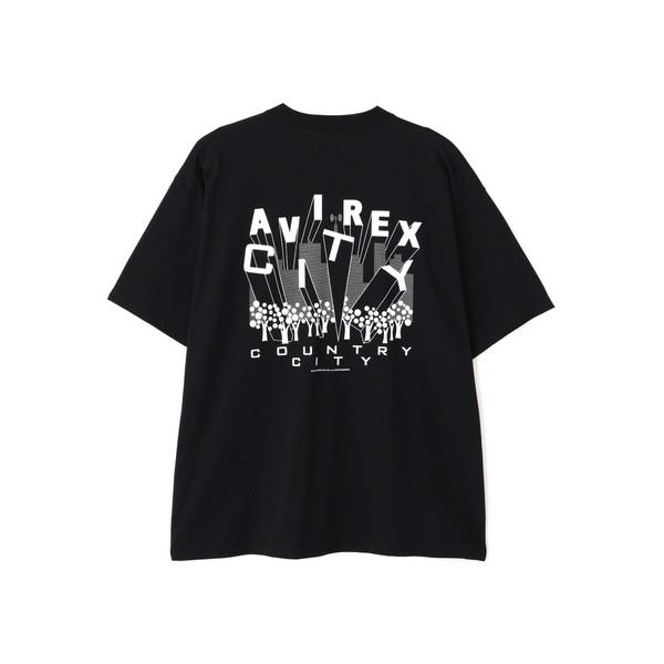 tシャツ 「AVIREX × CITY COUNTRY CITY」SIGNATURE LOGO T-...