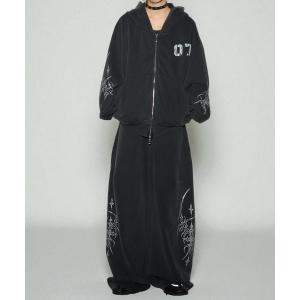 パーカー 07グラフィックジップパーカー メンズ レディース