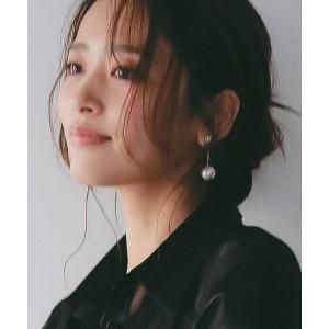 ピアス ダブルパールバックキャッチピアス レディース