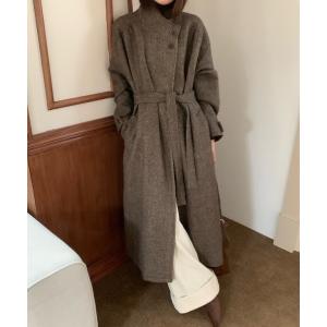 ステンカラーコート コート ロングコート レディース