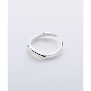 指輪 リング カーブライン シルバー925リング レディース