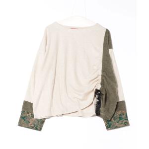 「チャイハネ」ワモーンパッチワークトップス レディース