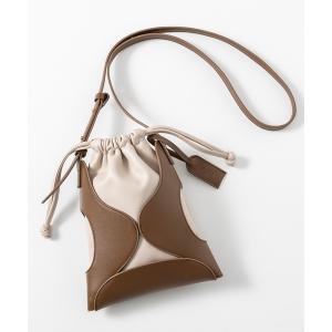 ショルダーバッグ バッグ カットワークエコレザーショルダーバッグ レディース