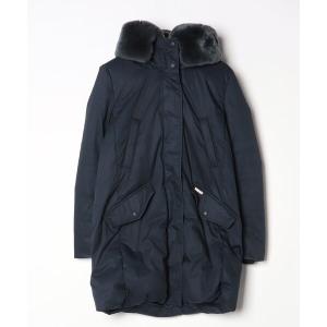 「WOOLRICH」 ダウンコート S ネイビー レディース