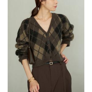 カーディガン Argyle mini カーディガン レディース