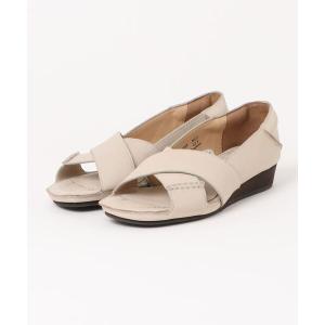 「Piedi Nudi」 フラットサンダル 23.0cm アイボリー レディース