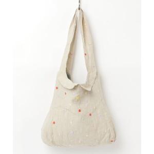 「nesessaire」 ドット柄トートバッグ ONE SIZE ベージュ レディース