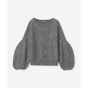 ニット セーター モヘヤスパンコールプルオーバー レディースの商品画像