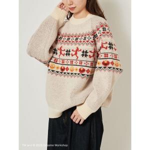 ニット セーター 「UNISEX」ノルディックセーター レディース