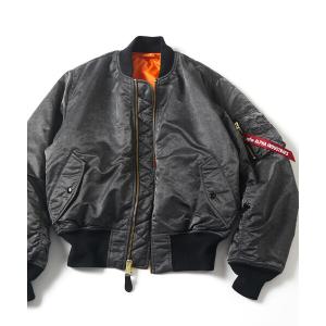 ma1 ma-1 ALPHA INDUSTRIES/アルファ インダストリーズ 別注 ウォッシュ加工 MA-1 FLIGHT JACKET メンズ