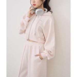 パーカー 裏起毛パーカーSETUP レディース