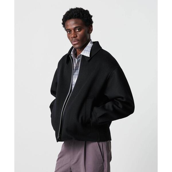 ブルゾン アウター ショートビーバー リバー ブルゾン メンズ