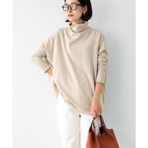 tシャツ ルーズタートルネックプルオーバー レディース