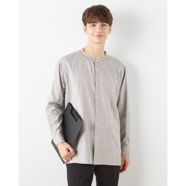 シャツ 「RBC/長袖」バンドカラーシャツ メンズ