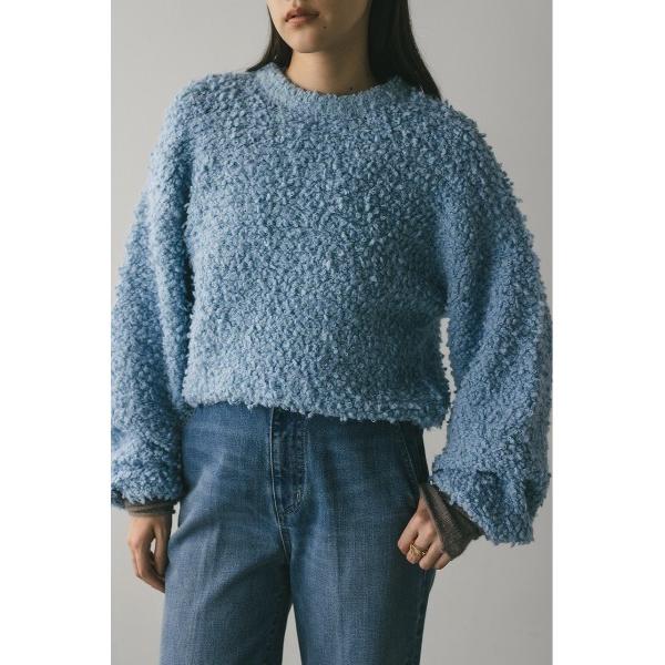 ニット セーター スラブミックスニットトップ レディース
