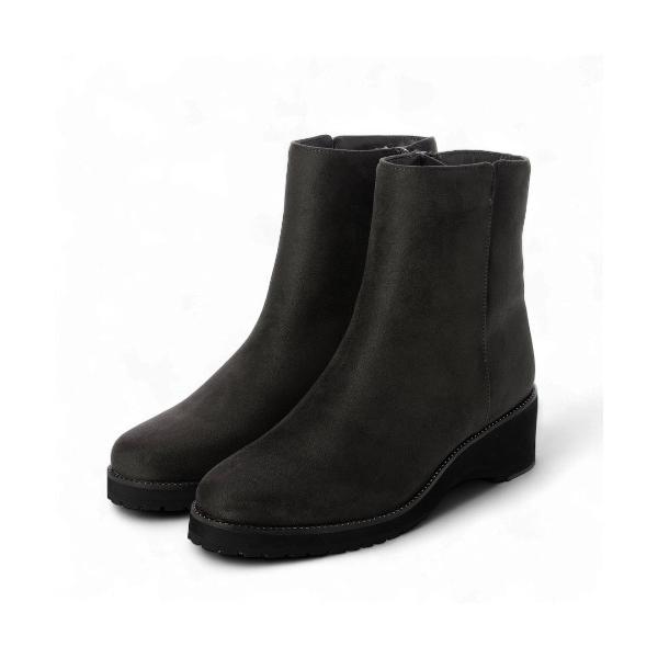 ブーツ 「レイン対応」ウエッジヒールショートブーツ レディース