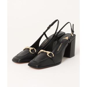 パンプス 「CARRANO」ホースビットバックストラップパンプス(61303C)