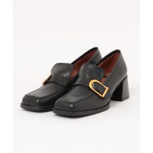 ローファー 「ANGEL ALARCON」ヒールアップバックルローファー(D1618D) レディース