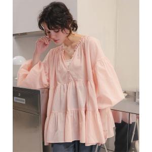 ブラウス シャツ コットンボイルティアードチュニック/トップス レディース｜ZOZOTOWN Yahoo!店