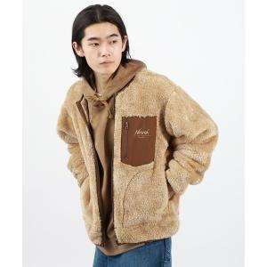 ジャケット ノーカラージャケット 「NANGA Mt.＆Sea(ナンガ)」別注フリースジャケット メンズ
