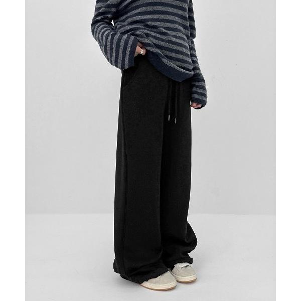 スウェットパンツ ジャージ 「MADE」 ビエント起毛ワイドバンディングパンツ レディース メンズ