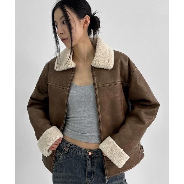 コート アウター 「MADE」 フーバーウォッシングハーフムスタン レディース メンズ