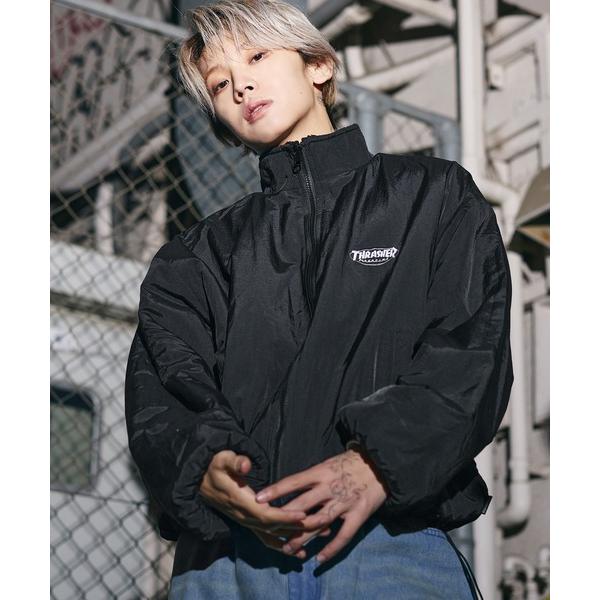 ブルゾン アウター THRASHER×MSG　別注 ボアナイロン2wayリバーシブルブルゾン「UNI...