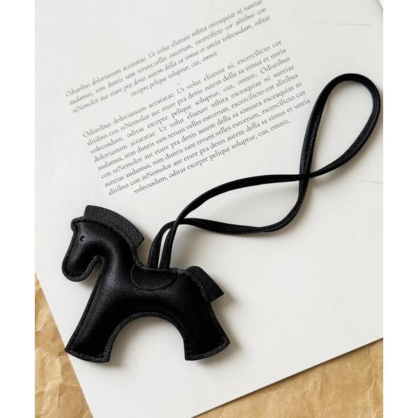 チャーム 「 NOLITA / ノリータ 」 馬モチーフ 合皮 バッグチャーム ホースチャーム キー...