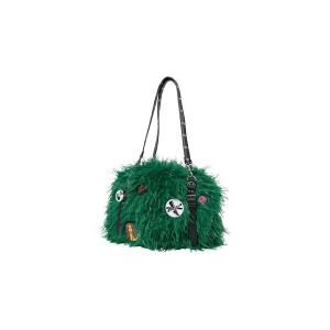 トートバッグ スタッズベルト ファーバッグ レディース