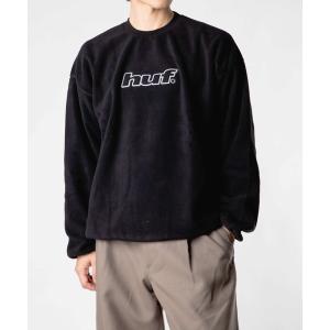 HUF（ハフ） トレーナー スウェット HARRISON 1/4 ZIP FLEECE ハーフ
