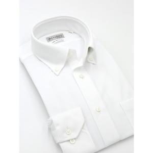 フォーマル シャツ WEB限定「完全ノーアイロン」長袖 アイシャツ ボタンダウン ストレッチ ストライプ i-shirt メンズ