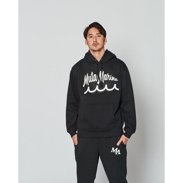 パーカー ACANTHUS x muta MARINE Script Logo Hooded Swe...