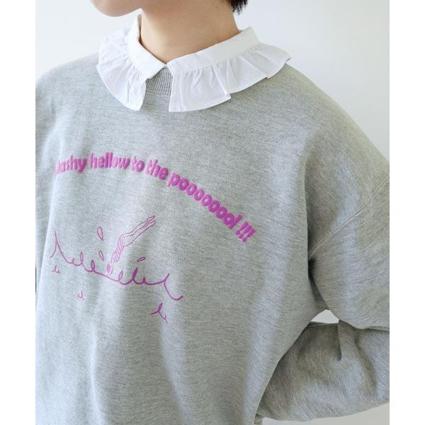 トレーナー スウェット A splashy hellow to the poooooool !!! ...