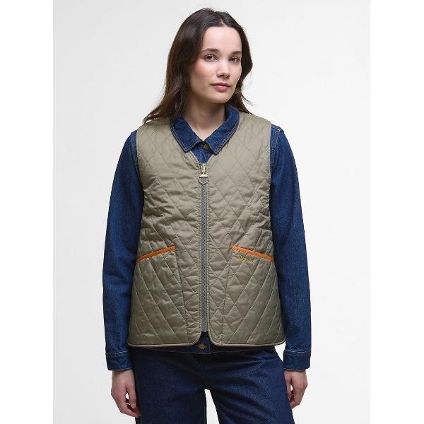 ベスト ジレ My Barbour”リバーシブル キルティング ライナー レディース